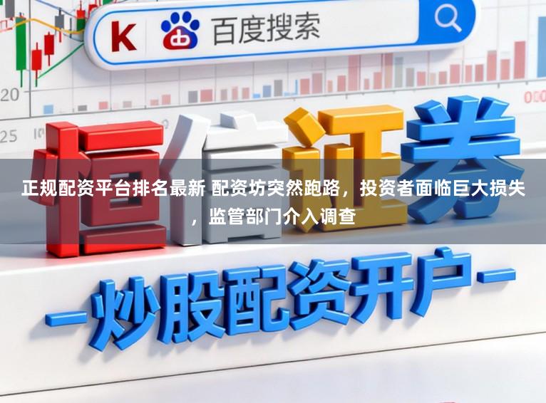 正规配资平台排名最新 配资坊突然跑路,投资者面临巨大损失,监管部门介入调查