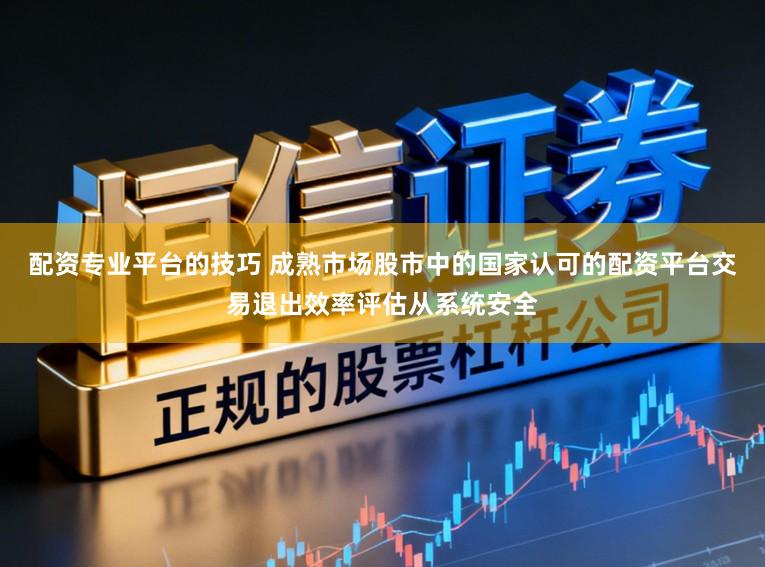 配资专业平台的技巧 成熟市场股市中的国家认可的配资平台交易退出效率评估从系统安全