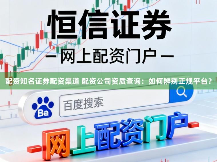 配资知名证券配资渠道 配资公司资质查询：如何辨别正规平台？