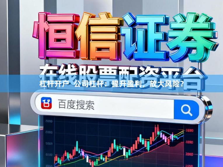 杠杆开户  公司杠杆：提升盈利，放大风险？