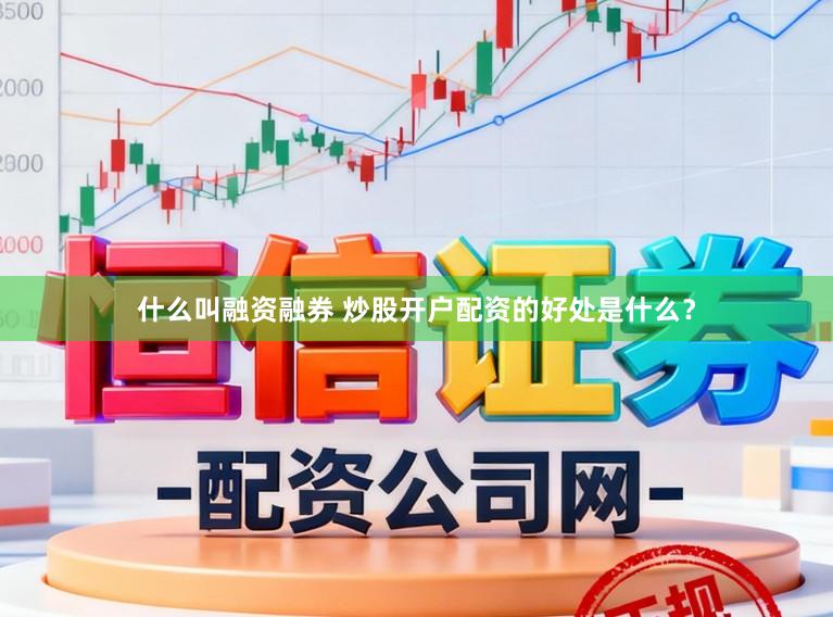 什么叫融资融券 炒股开户配资的好处是什么？