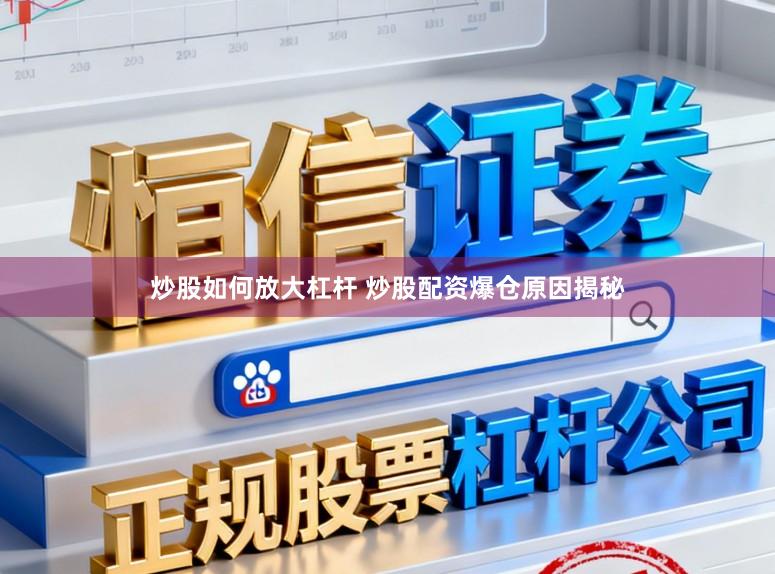 炒股如何放大杠杆 炒股配资爆仓原因揭秘