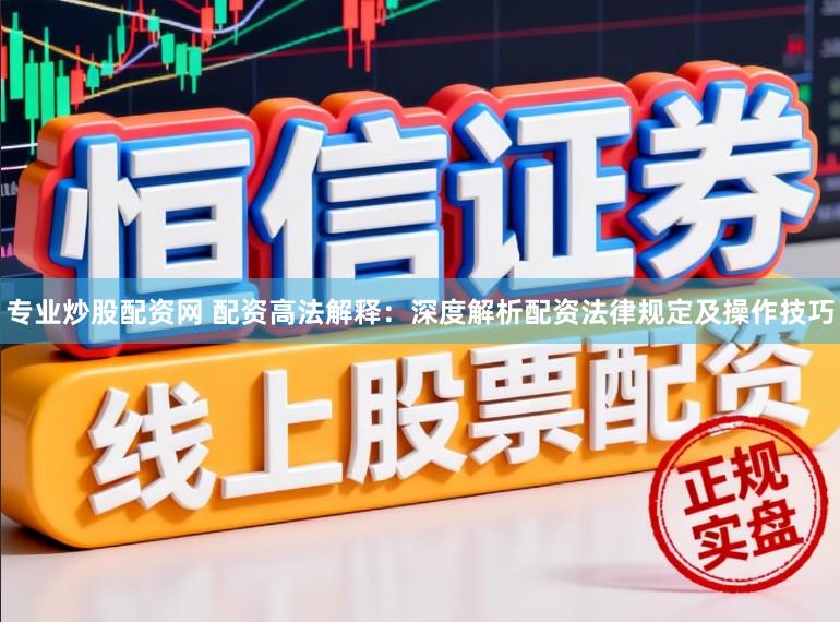 专业炒股配资网 配资高法解释：深度解析配资法律规定及操作技巧