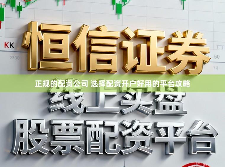 正规的配资公司 选择配资开户好用的平台攻略