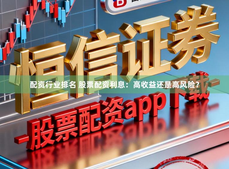 配资行业排名 股票配资利息：高收益还是高风险？